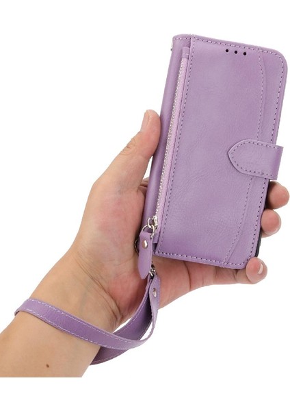 Xiaomi Poco M4 Pro 4g Için Flip Case Pu Deri Kart Tutucu Kayış Manyetik (Yurt Dışından)