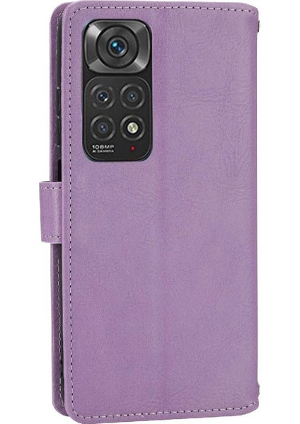 Xiaomi Redmi Not 11 Için Flip Case 4g Kickstand Kayış Pu Deri Kart (Yurt Dışından)