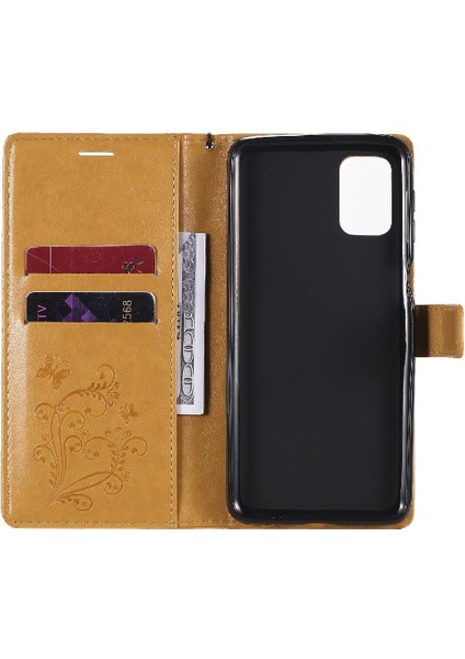 Samsung Galaxy M31S Darbeye Kapak Manyetik Kapak ile Kart Pu (Yurt Dışından)