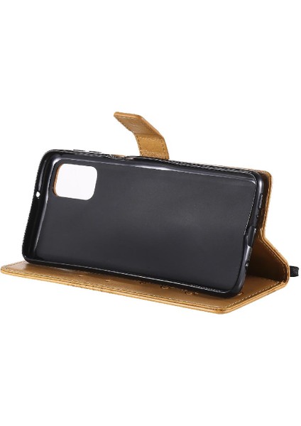 Samsung Galaxy M31S Darbeye Kapak Manyetik Kapak ile Kart Pu (Yurt Dışından)