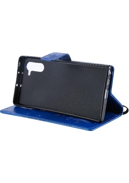 Samsung Galaxy Not 10 Için Kılıf Pu Deri Darbeye Kapak Flip Kickstand (Yurt Dışından)