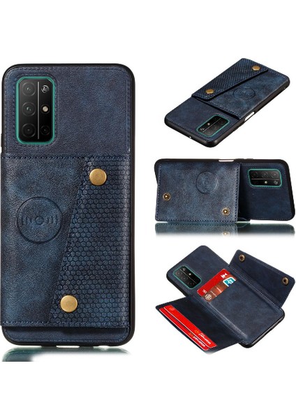 Samsung Galaxy M52 5g Buit Için Cüzdan Kılıf Demir Cüzdan Kılıf Kickstand (Yurt Dışından)