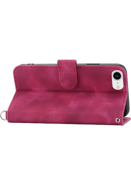 Iphone 6 Için Flip Case Artı Bileklik Kabartmalı Darbeye Çoklu Kredi (Yurt Dışından)