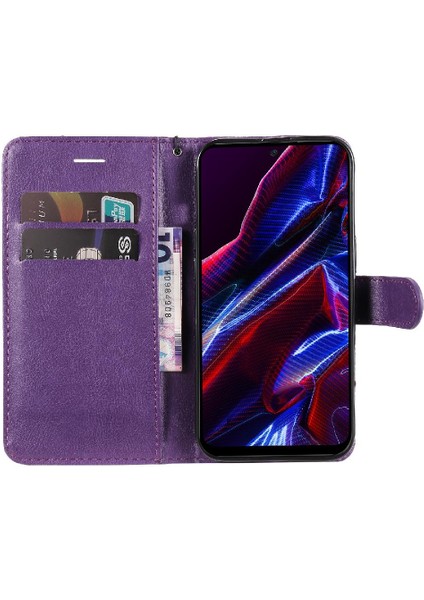 Xiaomi Redmi Not 12 Için Flip Case 5g Klasik Düz Renk Iş Cüzdan (Yurt Dışından)