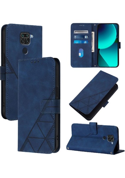 Xiaomi Redmi Için Not 9 4g Pu Deri Cüzdan Kapak Çevirin Folio Kitap (Yurt Dışından)