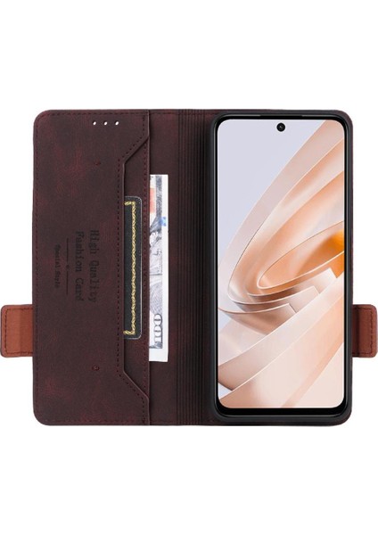 Xiaomi Redmi Için Flip Case 13 4g Kapak Toka ile Kickstand Kart Tutucu (Yurt Dışından)