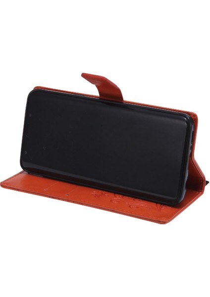 Samsung Galaxy S9 Flip Kickstand Manyetik Kapak Pu Deri Kılıf ile (Yurt Dışından)
