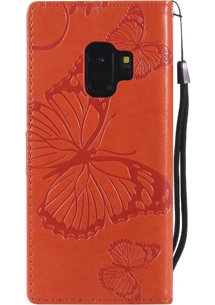 Samsung Galaxy S9 Flip Kickstand Manyetik Kapak Pu Deri Kılıf ile (Yurt Dışından)