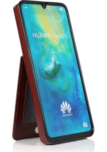 Manyi Mall Kredi Kartı Tutucu Manyetik Toka ile Huawei Mate 20 ile Uyumlu (Yurt Dışından)