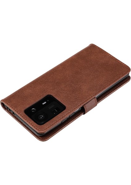 Kart Yuvası ile Xiaomi Mix 4 Için Flip Case Iş Cüzdan Telefon Kılıfı Katı (Yurt Dışından)