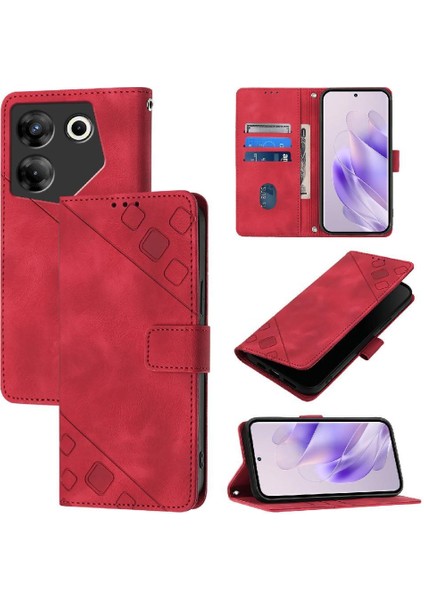 Tecno Camon 20 Pro 5g Kart Tutucu Cüzdan Kapak Kapak Manyetik (Yurt Dışından)