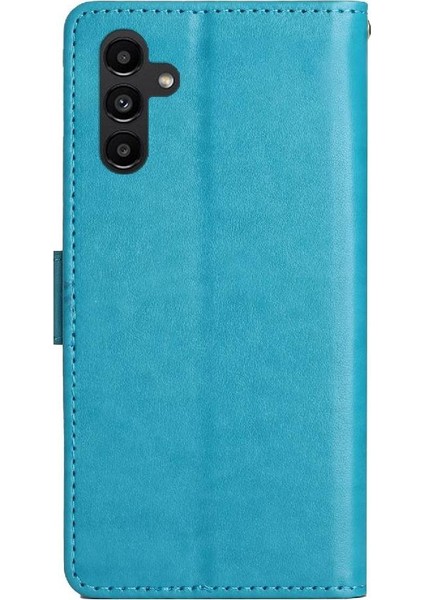 Samsung Galaxy M14 5g Bilek Kayışı Pu Deri Kart Tutucu Için Filp Durumda (Yurt Dışından) indirimleri