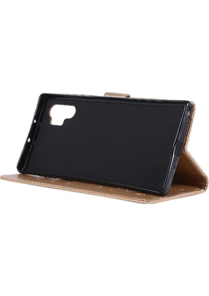 Samsung Galaxy Not 10 Artı Pu Deri Kickstand Manyetik Için Filp Durumda (Yurt Dışından)