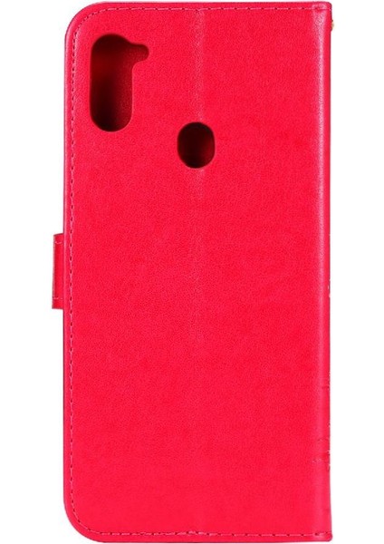 Samsung Galaxy A11 Için Kickstand Durumda Kart Tutucu Pu Deri Bilek (Yurt Dışından)