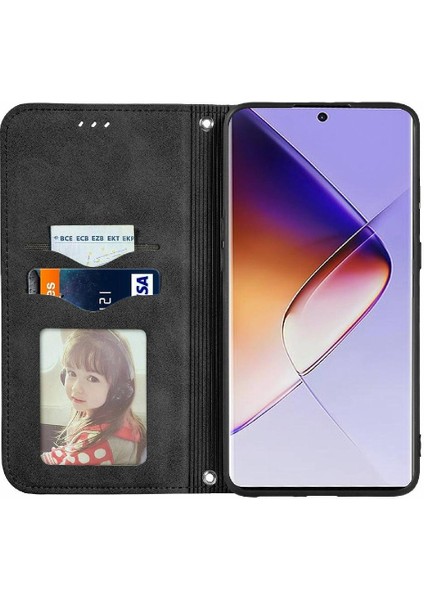 Infinix Not 40 Pro 4g Için Flip Case Basit Iş Kapak Kapak Cüzdan (Yurt Dışından)