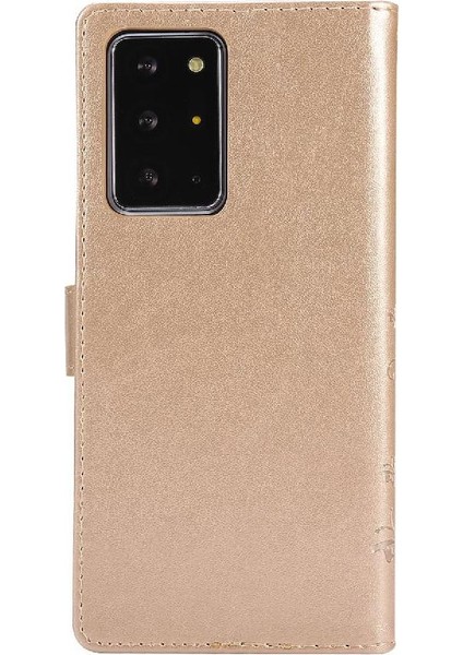 Samsung Galaxy Not 20 Için Filp Durumda Ultra Kart Tutucu Bilek Kayışı Pu (Yurt Dışından)
