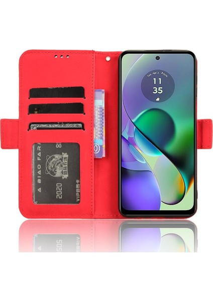 Motorola Moto G54 5g Deri Cüzdan Kapak Manyetik Kapatma Kartı (Yurt Dışından) modelleri