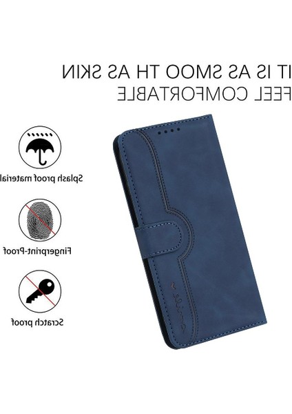 Xiaomi Redmi 13 Kılıf Cüzdan Premium Pu Dahili Mıknatıs ile Uyumlu (Yurt Dışından)