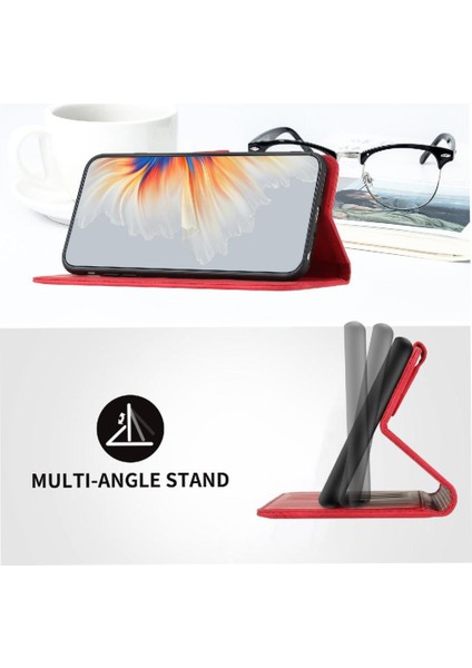 Xiaomi Redmi A3 Durumda Premium Pu Cüzdan Dahili Mıknatıs ile Uyumlu (Yurt Dışından) modelleri