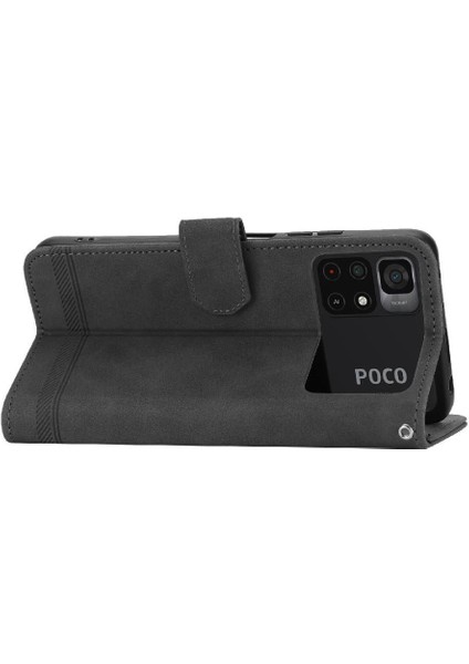 Xiaomi Poco X4 Pro 5g Manyetik Kapatma Nakit Cep Premium Için Flip Case (Yurt Dışından)