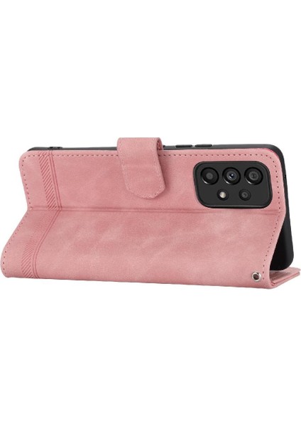 Samsung Galaxy A53 Kart Yuvaları Bileklik Manyetik Kapatma Için Flip Case (Yurt Dışından)