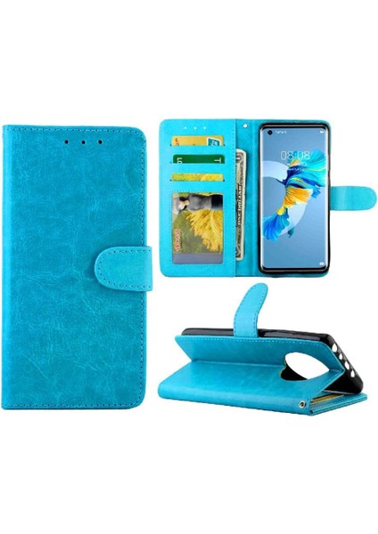 Huawei Mate 40 Için Flip Case Kickstand Manyetik Kapatma Darbeye Kart (Yurt Dışından)