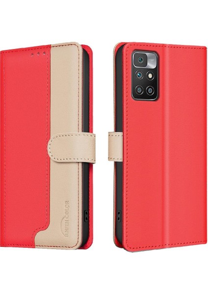 Xiaomi Redmi 10 2022 Için Kickstand Flip Case Folio Darbeye Tpu (Yurt Dışından)