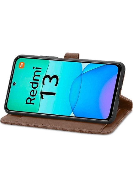 Xiaomi Redmi 13 4g Cüzdan Çok Renkli Iş Çoklu Kart Için Flip Case (Yurt Dışından)