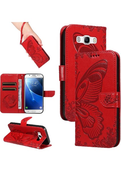 Kredi Kartı Yuvası ile Samsung Galaxy J5 2016 Için Flip Case Yüksek Kalite (Yurt Dışından)