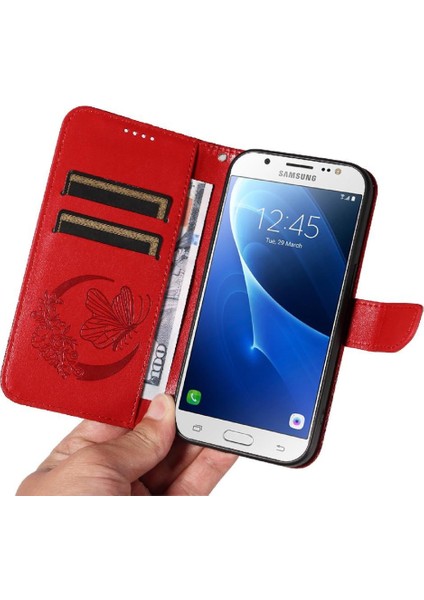 Kredi Kartı Yuvası ile Samsung Galaxy J5 2016 Için Flip Case Yüksek Kalite (Yurt Dışından)