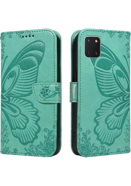 Samsung Galaxy NOTE10 Lite Yüksek Kaliteli Deri Kredi ile Flip Case (Yurt Dışından)