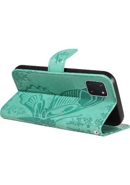 Samsung Galaxy NOTE10 Lite Yüksek Kaliteli Deri Kredi ile Flip Case (Yurt Dışından)