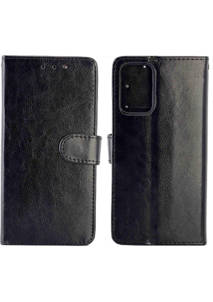 Oppo A54 4g Kart Tutucu Için Flip Case Darbeye Dayanıklı Manyetik Kapatma Pu (Yurt Dışından)