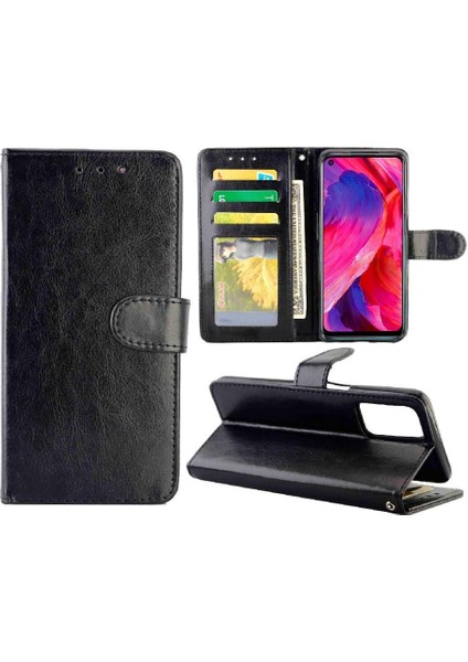 Oppo A54 4g Kart Tutucu Için Flip Case Darbeye Dayanıklı Manyetik Kapatma Pu (Yurt Dışından) fırsatları