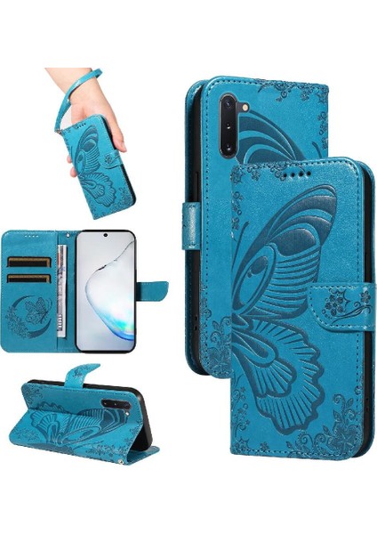 Kredi Kartı Yuvası Yüksek Kalite ile Samsung Galaxy Not 10 Için Flip Case (Yurt Dışından)