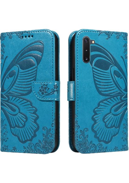 Kredi Kartı Yuvası Yüksek Kalite ile Samsung Galaxy Not 10 Için Flip Case (Yurt Dışından)