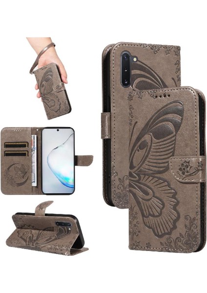 Kredi Kartı Yuvası Yüksek Kalite ile Samsung Galaxy Not 10 Için Flip Case (Yurt Dışından)