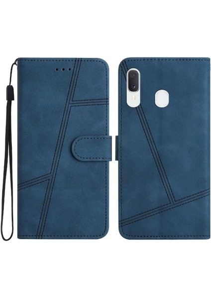 Samsung Galaxy A40 Için Flip Case Kart Yuvaları Tutucu Manyetik Kapak Folio Pu (Yurt Dışından) indirimleri