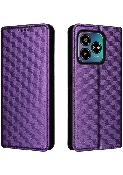 Zte Axon 60 Lite Kart Yuvaları Tutucu Manyetik Kapatma Cüzdan Pu (Yurt Dışından) indirimleri