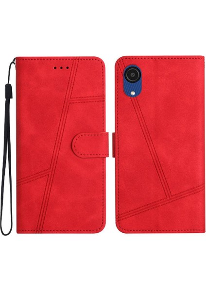 Samsung Galaxy A03 Çekirdek Bilek Kayışı Flip Için Flip Case Folio Kart Yuvaları Pu (Yurt Dışından) indirimleri