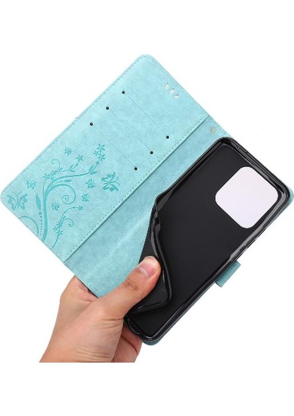 Xiaomi Redmi 10C Pu Deri Manyetik Kapatma Bilek Kayışı Için Filp Durumda (Yurt Dışından)