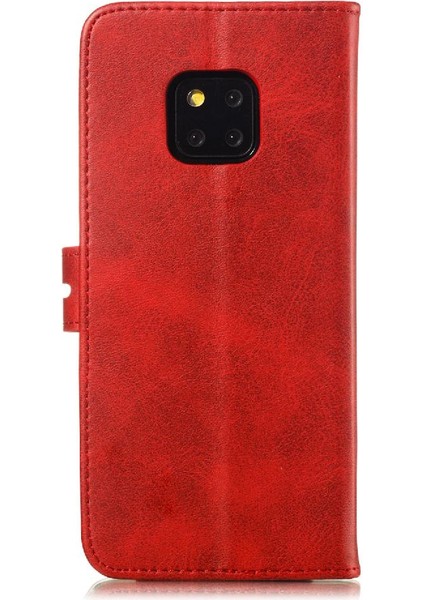 Huawei Mate 20 Pro Için Cüzdan Durumda Kart Tutucu Manyetik Kapatma Kabartmalı (Yurt Dışından)