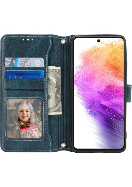 Samsung Galaxy A73 5g Kayış Kart Tutucu Kickstand Pu Için Flip Case (Yurt Dışından) indirimleri