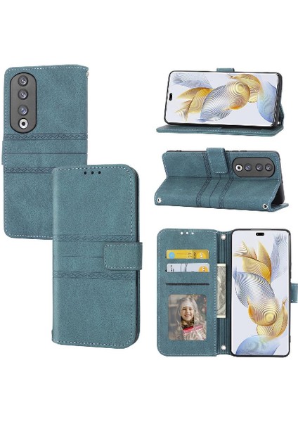 Onur Için Flip Case 90 Pro Manyetik Kapatma Cüzdan Kılıf Darbeye Pu (Yurt Dışından)