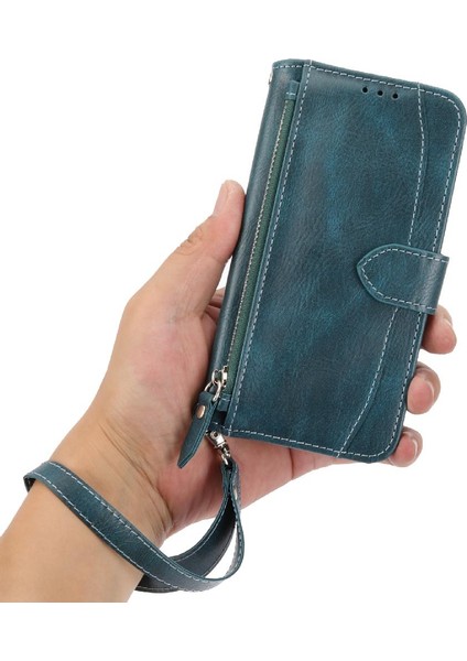 Xiaomi Poco M4 Pro 4g Için Flip Case Pu Deri Kart Tutucu Kayış Manyetik (Yurt Dışından)