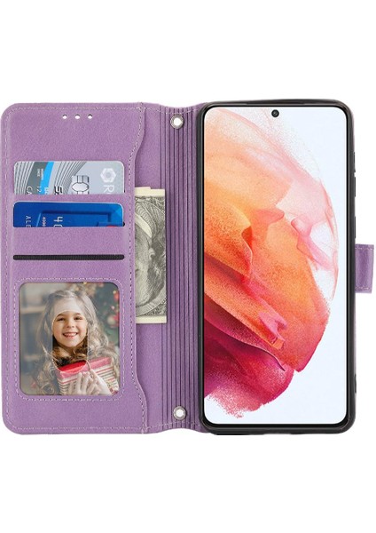 Samsung Galaxy S21 Için Flip Case Pu Deri Kickstand Kart Tutucu Kayış (Yurt Dışından) indirimleri