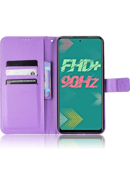 Infinix Sıcak 11S Kickstand Manyetik Cüzdan Kart Tutucu Kapak Için Kılıf (Yurt Dışından)