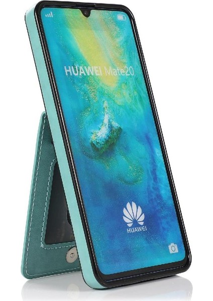 Kredi Manyetik Toka Kickstand ile Huawei Mate 20 Pro ile Uyumlu (Yurt Dışından)