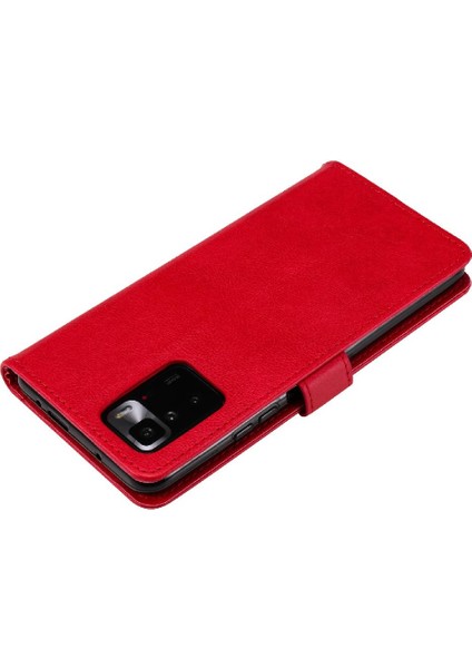 Xiaomi Redmi Not 10 Pro 5g Için Flip Case Iş Cüzdan Telefon Kılıfı ile (Yurt Dışından)