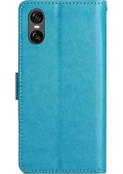 Sony Xperia 10 Vı Için Filp Durumda Bilek Kayışı Manyetik Kapatma Kickstand Pu (Yurt Dışından) indirimleri